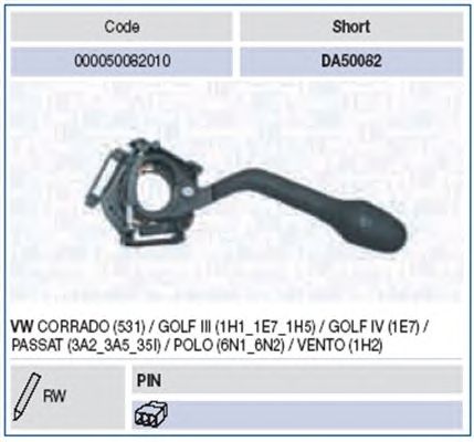 Steering Column Switch 000050082010