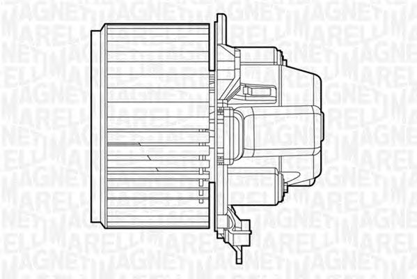 Electric Motor, interior blower 069412509010