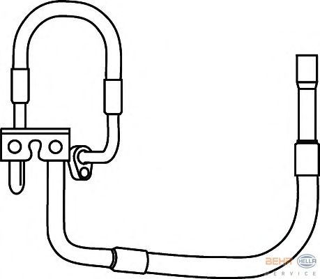 High-/Low Pressure Line, air conditioning 9GS 351 337-271