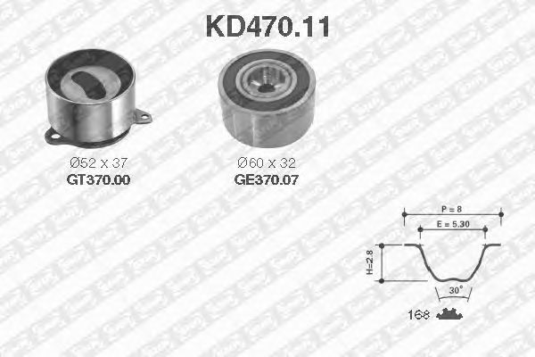 Timing Belt Kit KD470.11