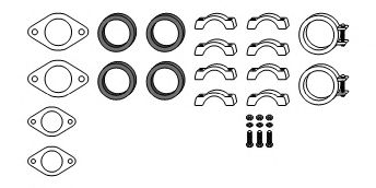 Mounting Kit, exhaust system 82 11 1066