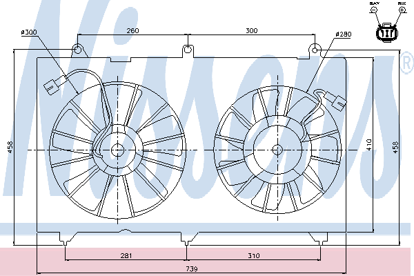 Fan, radiator 85269