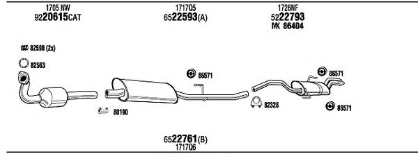 Exhaust System CIT15097A