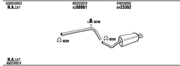 Exhaust System SKH17456