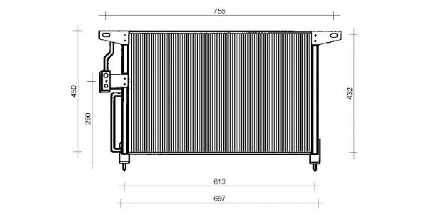 Condenser, air conditioning QCN122