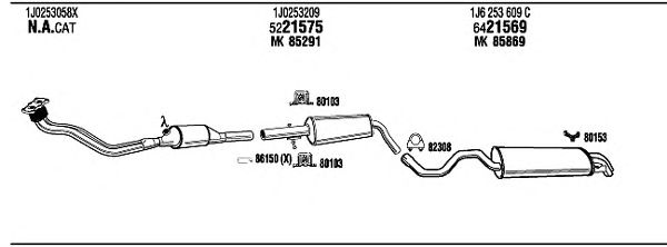 Exhaust System ADH05600A