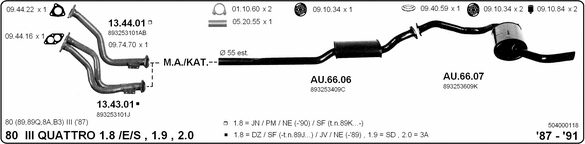 Exhaust System 504000118