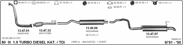 Exhaust System 504000116