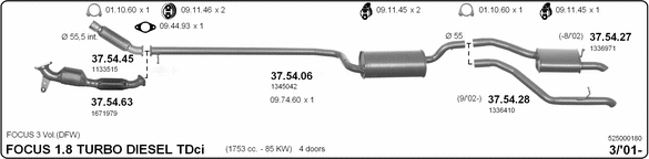 Exhaust System 525000180