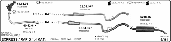Exhaust System 566000045