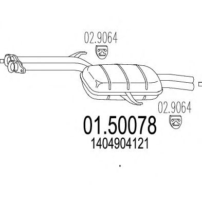 Middle Silencer 01.50078