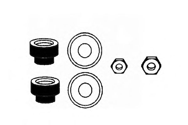 Link Set, wheel suspension 0901216