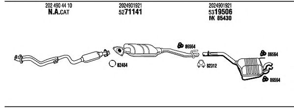 Exhaust System MB22030