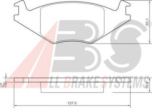 Brake Pad Set, disc brake 36539