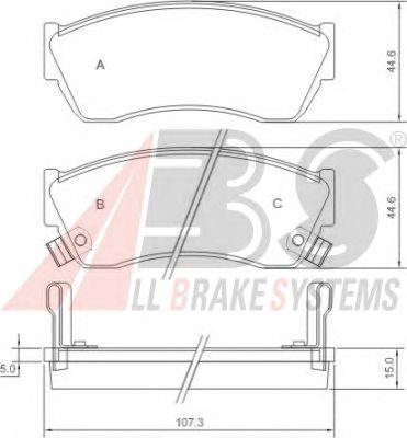 Brake Pad Set, disc brake 36656
