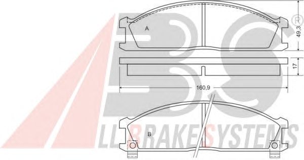 Brake Pad Set, disc brake 36657