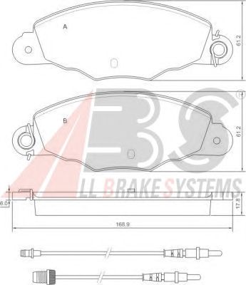 Brake Pad Set, disc brake 37039