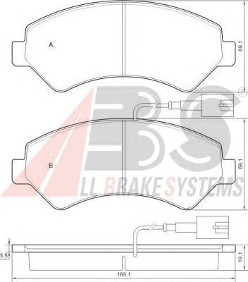 Brake Pad Set, disc brake 37576