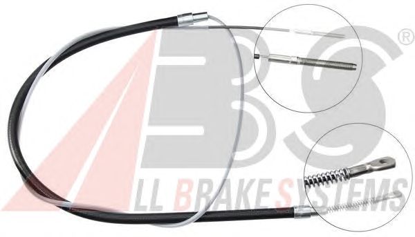 Cable, parking brake K10166