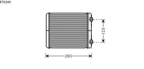 Heat Exchanger, interior heating RT6344