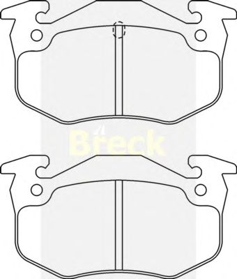 Brake Pad Set, disc brake 20635 00 702 10