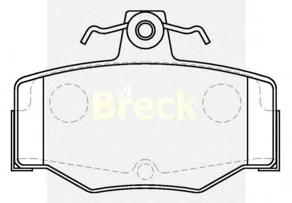 Brake Pad Set, disc brake 21545 00 704 00