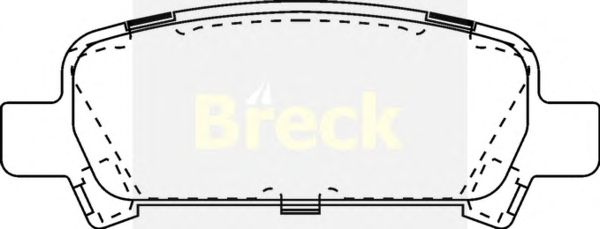 Brake Pad Set, disc brake 23572 00 C