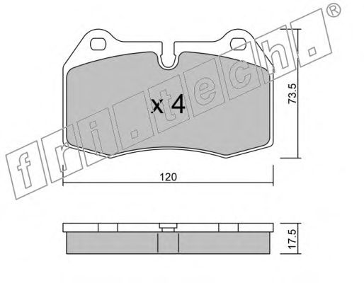 Brake Pad Set, disc brake 661.0