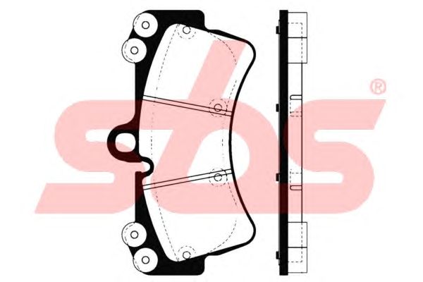 Brake Pad Set, disc brake 1501224772