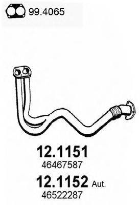 Exhaust Pipe 12.1152
