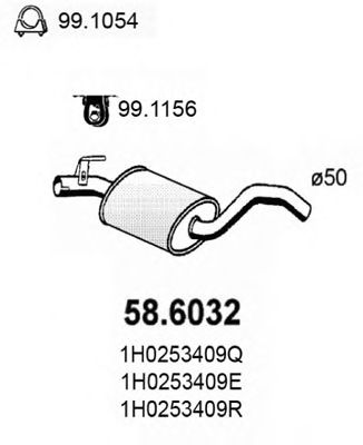 Middle Silencer 58.6032