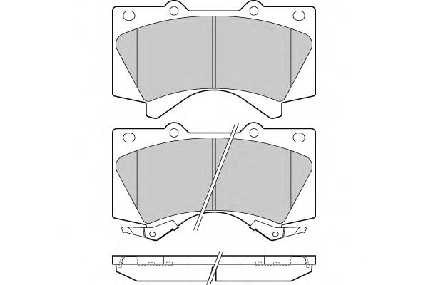 Brake Pad Set, disc brake 12-1381