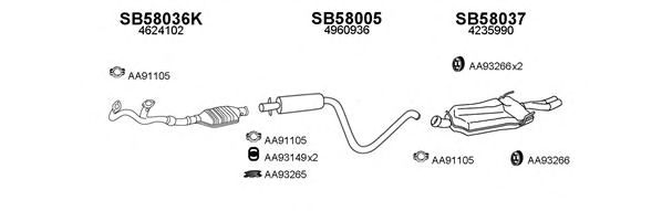 Exhaust System 580024