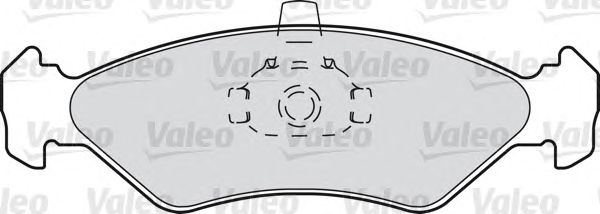 Brake Pad Set, disc brake 540807