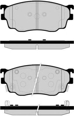 Brake Pad Set, disc brake PA1538