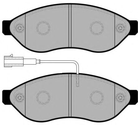 Brake Pad Set, disc brake PA1754