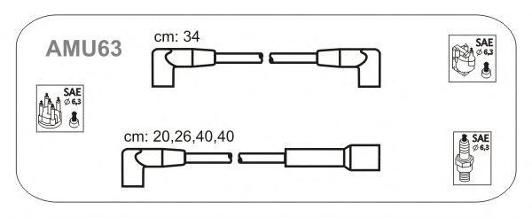 Ignition Cable Kit AMU63