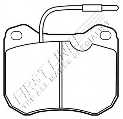 Brake Pad Set, disc brake FBP1095