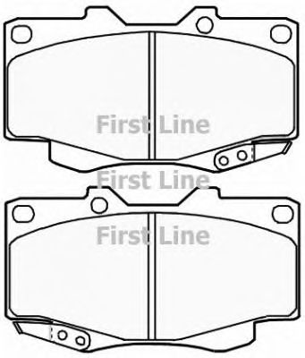 Brake Pad Set, disc brake FBP3645