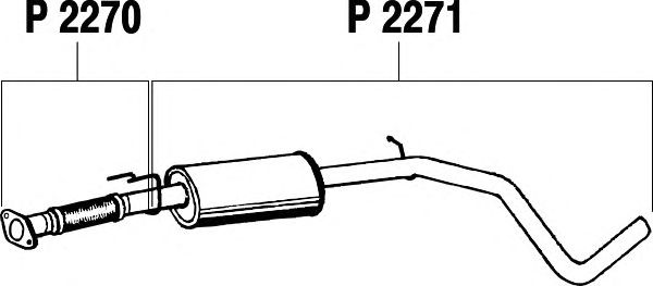 Middendemper P2271