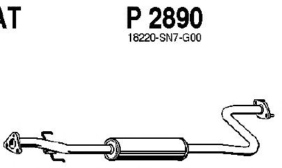 Middle Silencer P2890