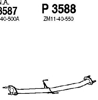 Exhaust Pipe P3588