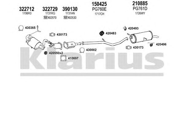 Exhaust System 631378E