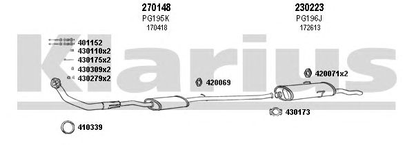 Exhaust System 630103E