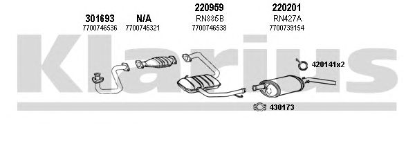 Exhaust System 720234E