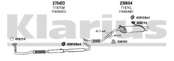 Exhaust System 900277E