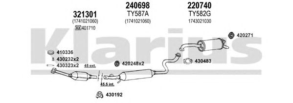 Exhaust System 900384E
