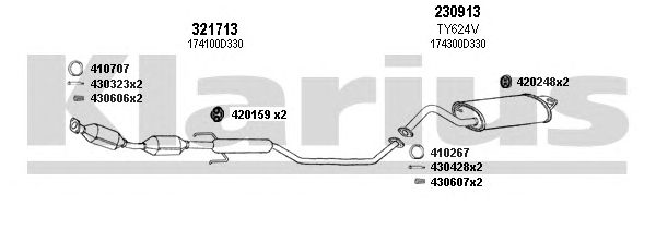 Exhaust System 900421E