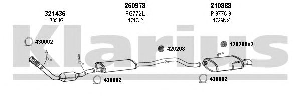 Exhaust System 631030E