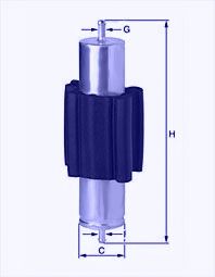 Fuel filter FI 6210